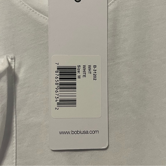 NWT Bobi Los Angeles Long sleeve V-neck pocket tee. Size Medium & Small avail. - Picture 2 of 11
